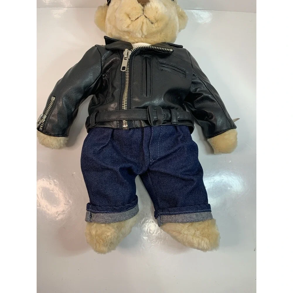 GUND James # 42457 Plush Bear With Removable Moto Jacket Outfit Soft Cuddly Rare - Picture 9 of 16